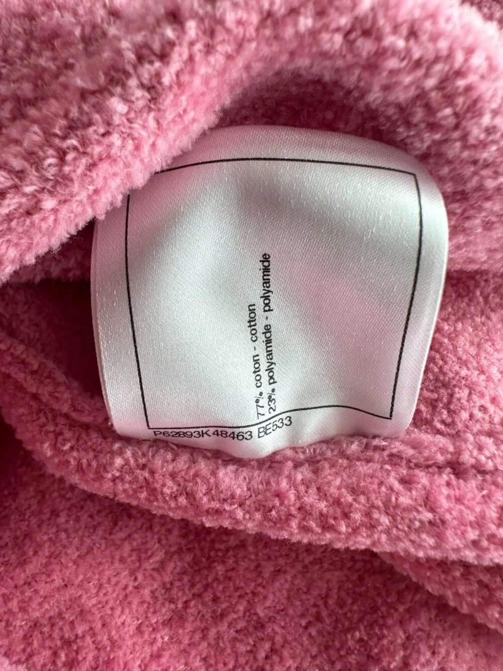 Chanel Pink Chain Women's Cardigan